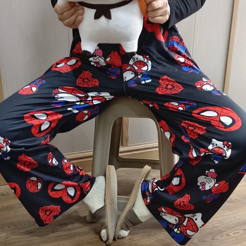 Hello Kitty Spiderman Pajama Pants Sleepwear