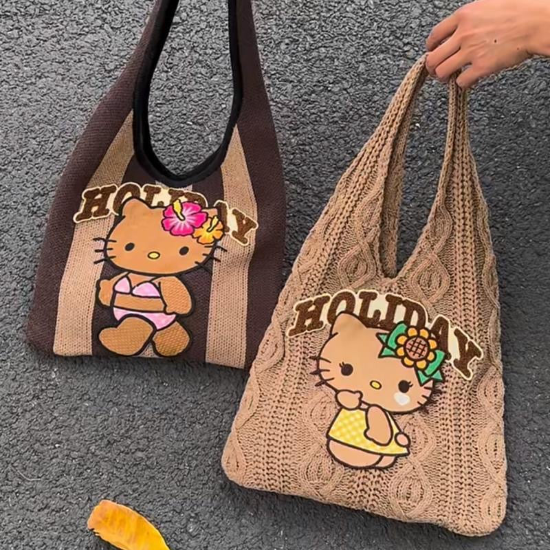 Hello Kitty Hawaii Knitted Bag