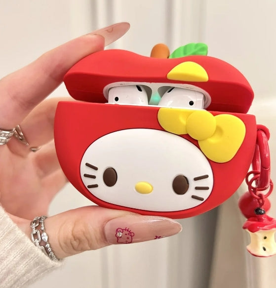 Hello kitty Apple Silicone  AirPods Case