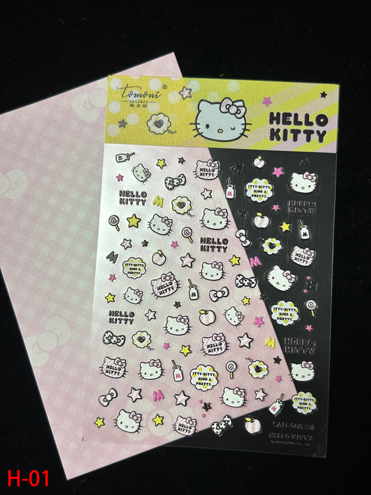 Hello Kitty Nail Art Stickers