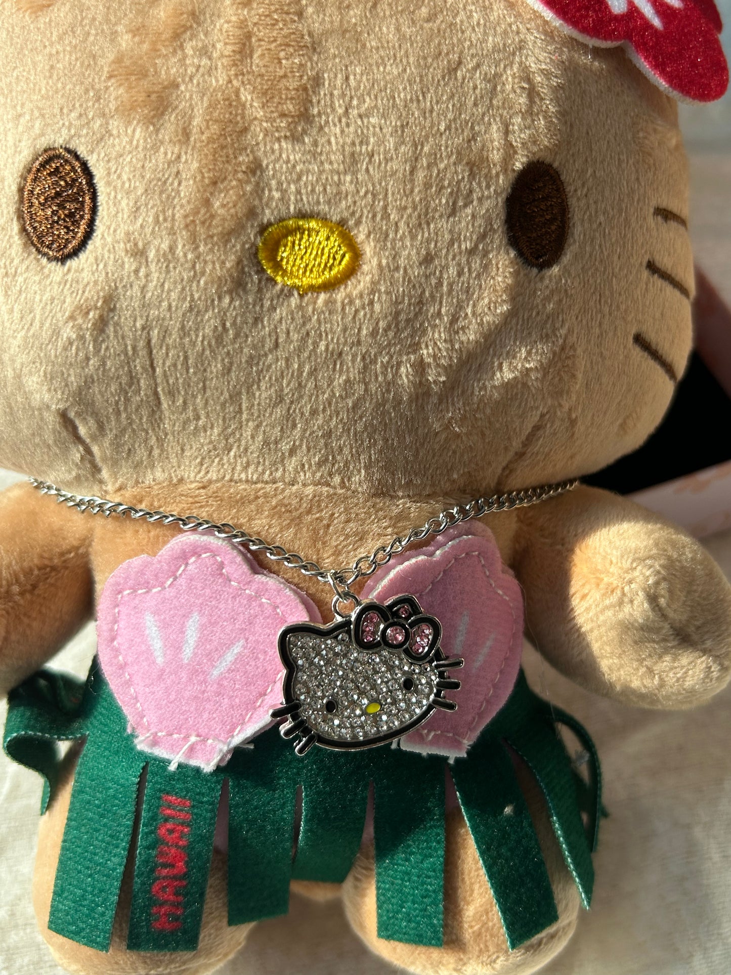 Hello kitty Rhinestone Pendant Necklace Y2k with gift box