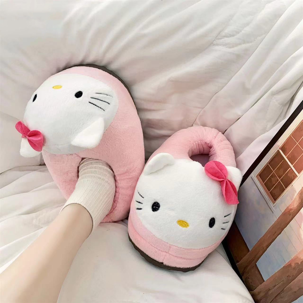 Hello Kitty Cotton Slippers