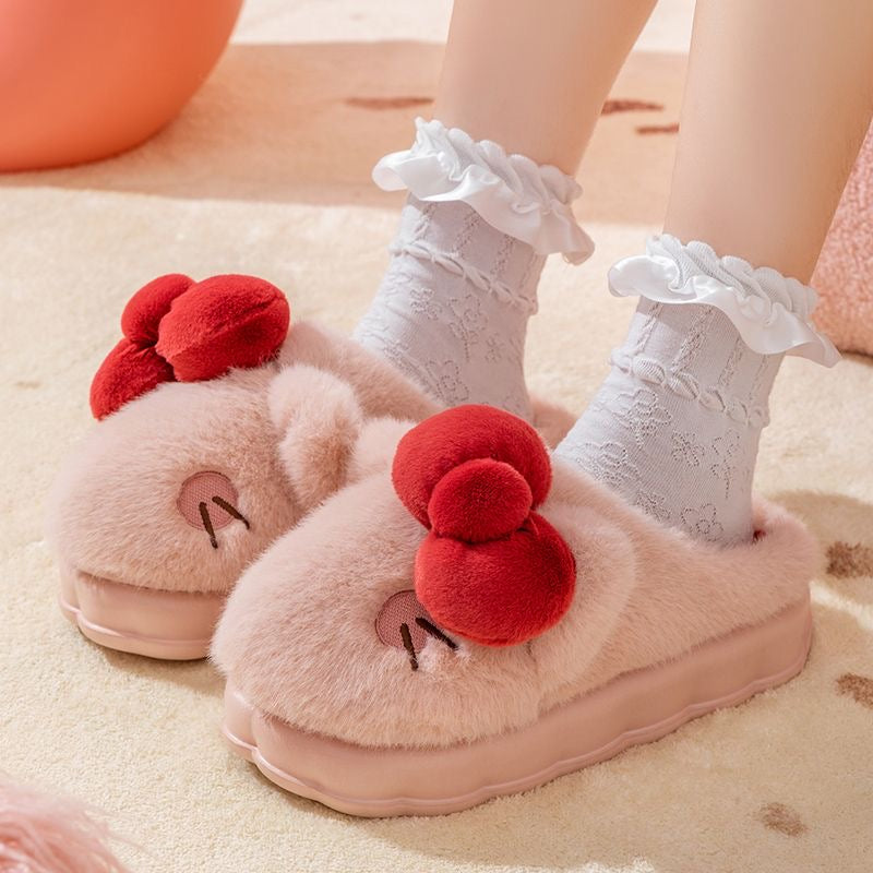 Fuzzy Slippers Women Kawaii Slippers for Women Fluffy Kawaii House Slippers Cute Slippers