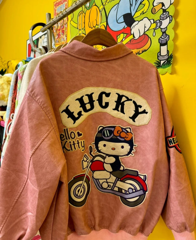 hello kitty leather jacket