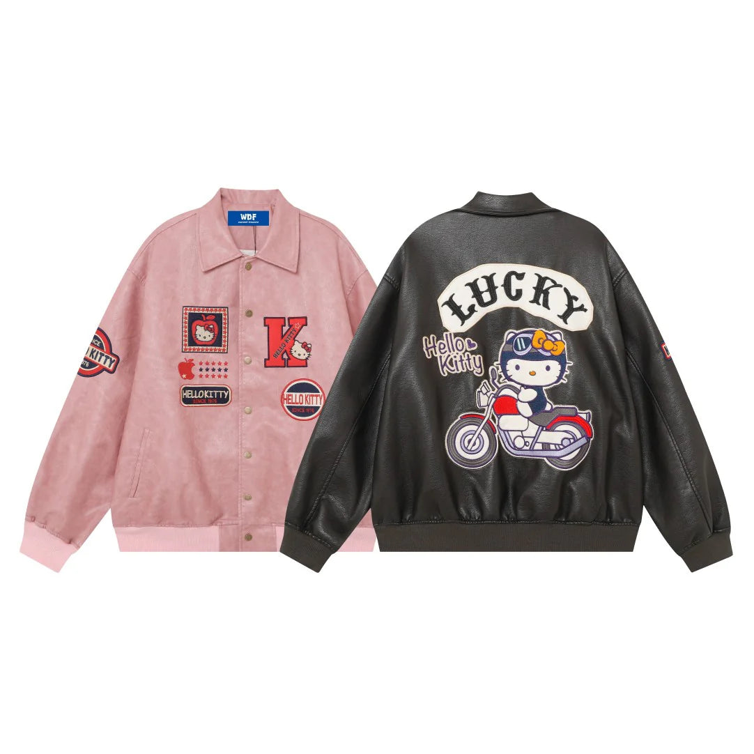hello kitty leather jacket
