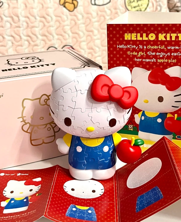 Sanrio Hello Kitty 50Th Anniversary 3D Puzzles 97Pcs 12.6 x 14 cm / 5" x 5.5"