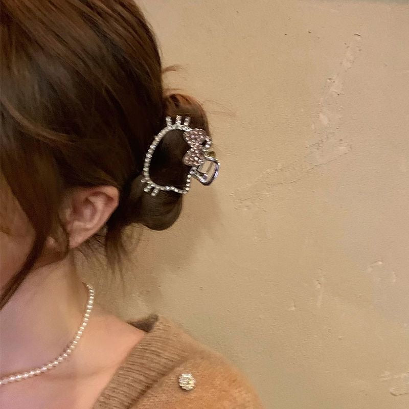 Hello kitty Hair Claw Clips for Women,  Rhinestone Hair Clip 3Pcs