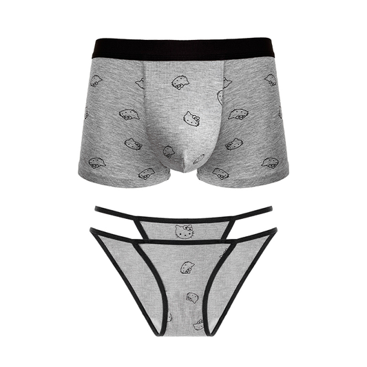 Hello kitty couples matching underwear Sets