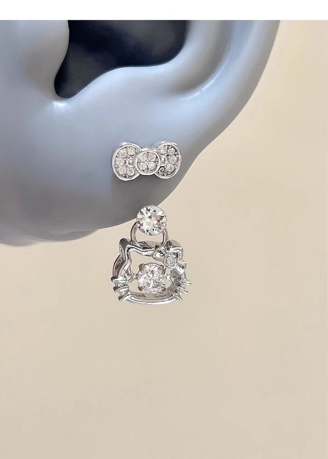 HK Bow Earrings