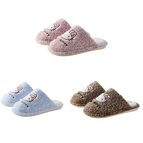 Hello Kitty Leopard Fluffy Slipper
