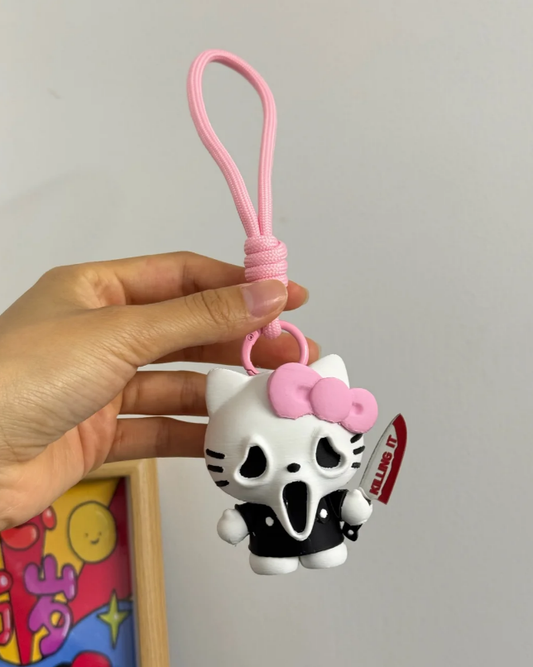 H K  Halloween Costume Keychain Charms