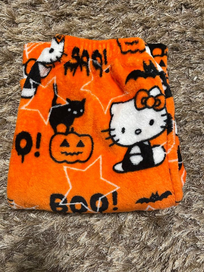 Hello kitty HHalloween Pants Pajama pants Cute Soft Long Bottoms Pjs