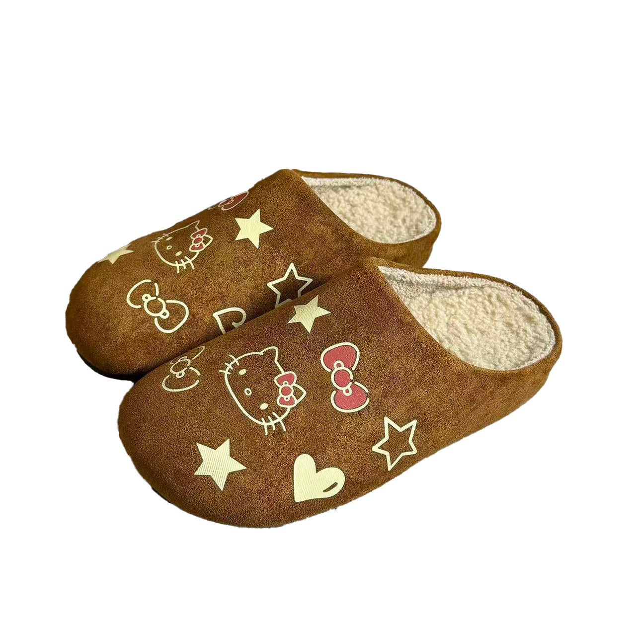 Hello Kitty plush warm slippers