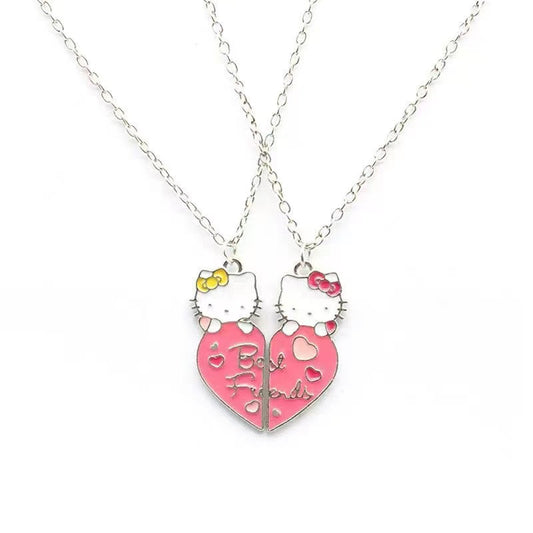 Hello Kitty cute accessories, couple necklaces