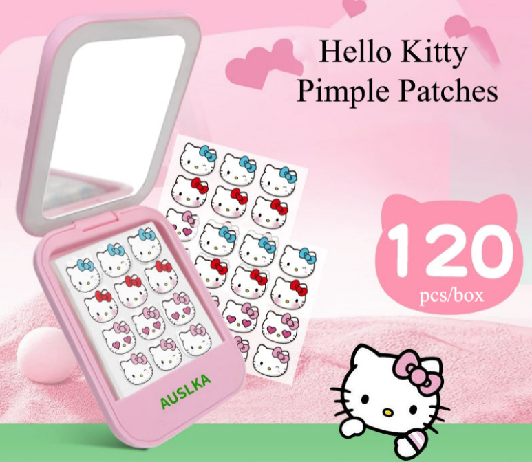 Hello Kitty Pimple Patches  Hydrocolloid Acne Patches Facial Skin Care