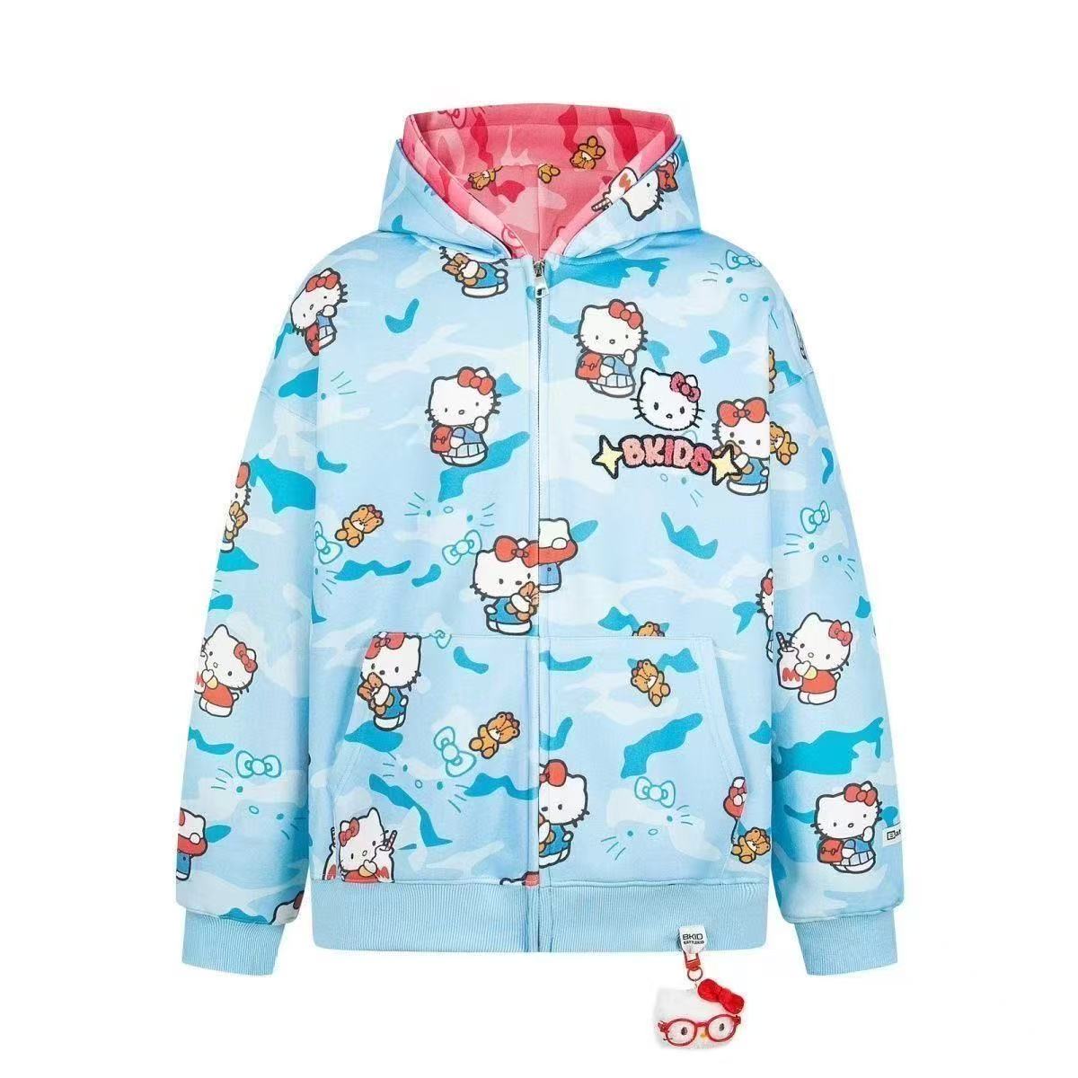 Hello Kitty Hoodie Autumn Jacket Casual Hoodie
