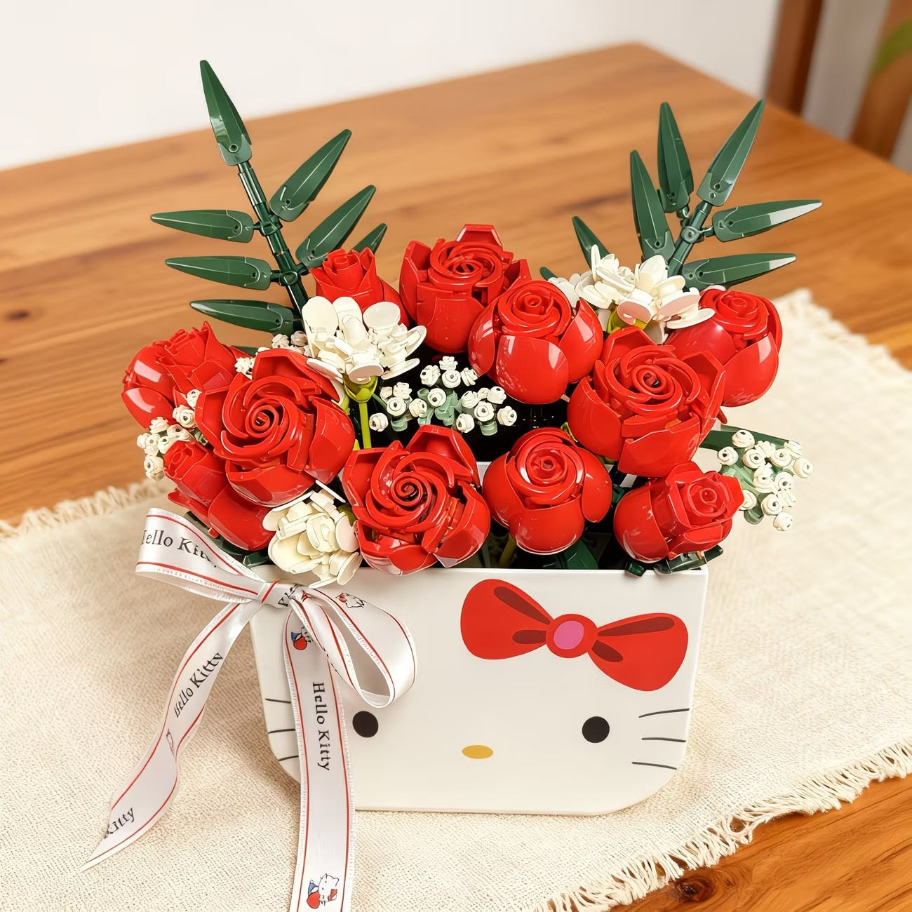 HK Flower Bouquet Building Blocks Set (20Pcs DIY Floral)