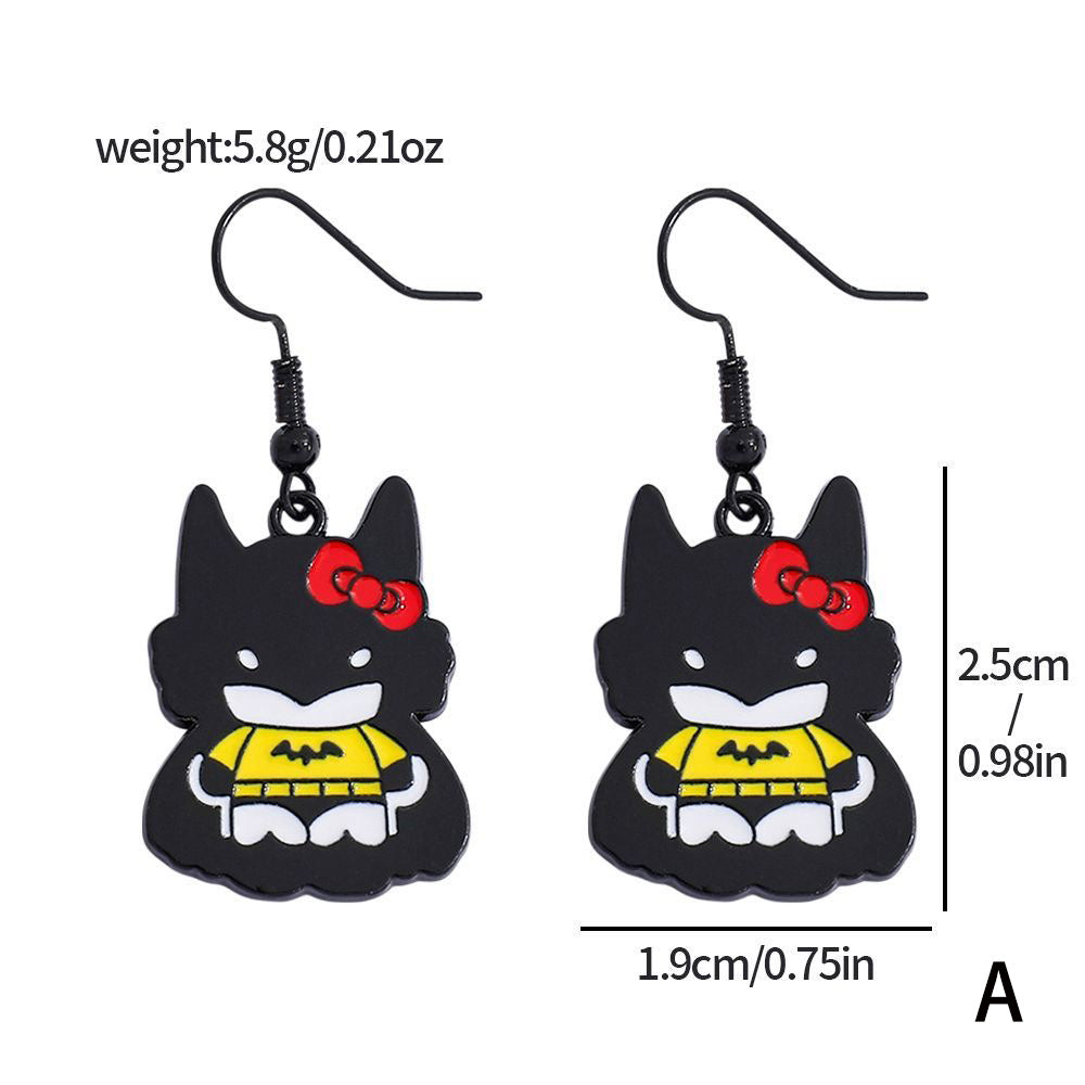 Hello Kitty Halloween earrings