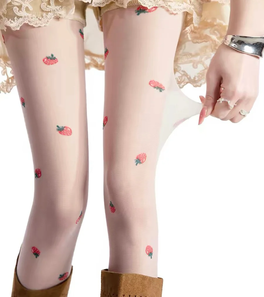 Kawaii Strawberry Tights /Socks