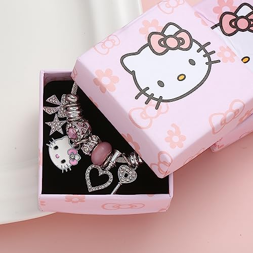 Hello kitty Bracelets Stainless Steel  KT Bangle Bracelet Jewelry