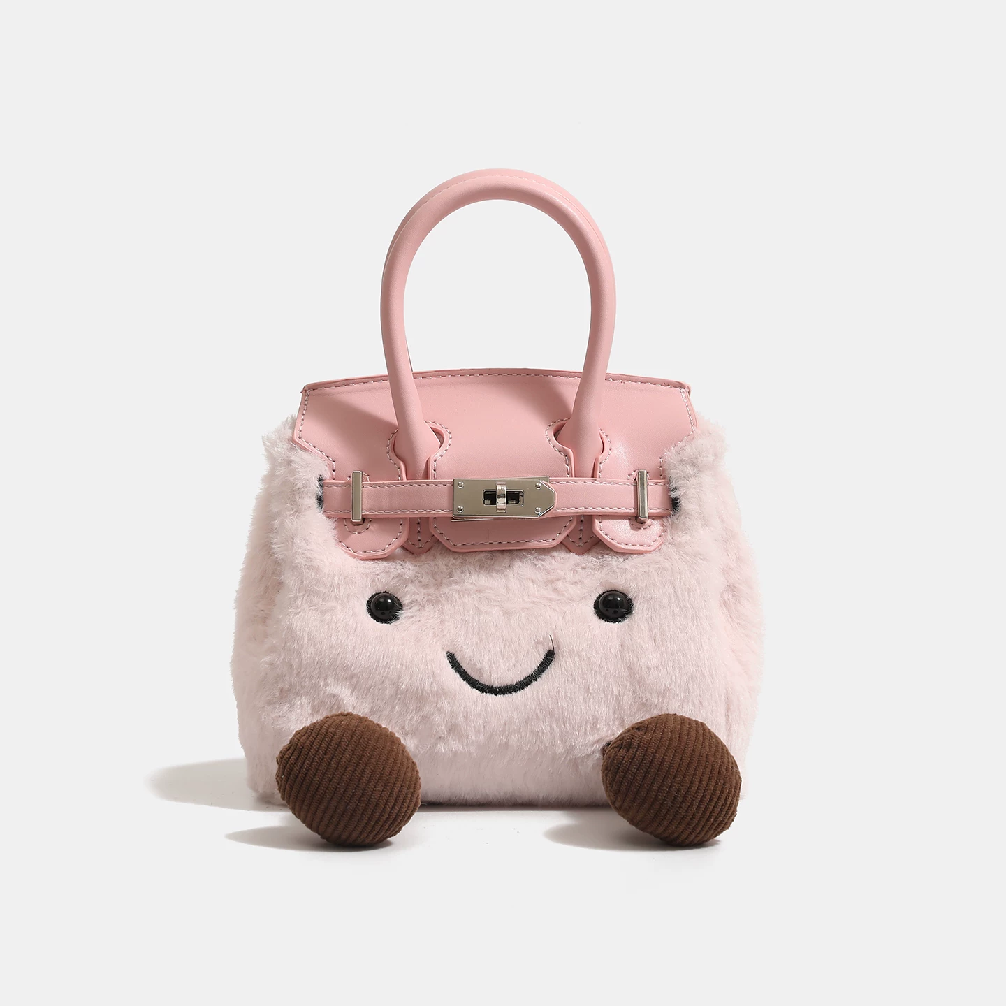 Plush and fluffy handbag/crossbody bag