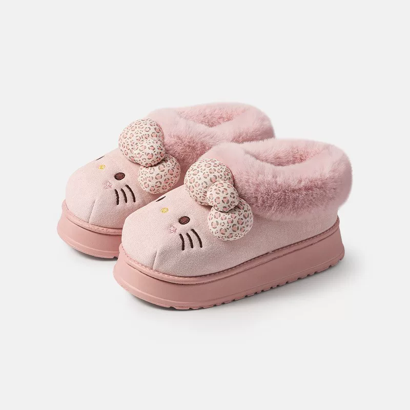 H K Fuzzy Winter Boots