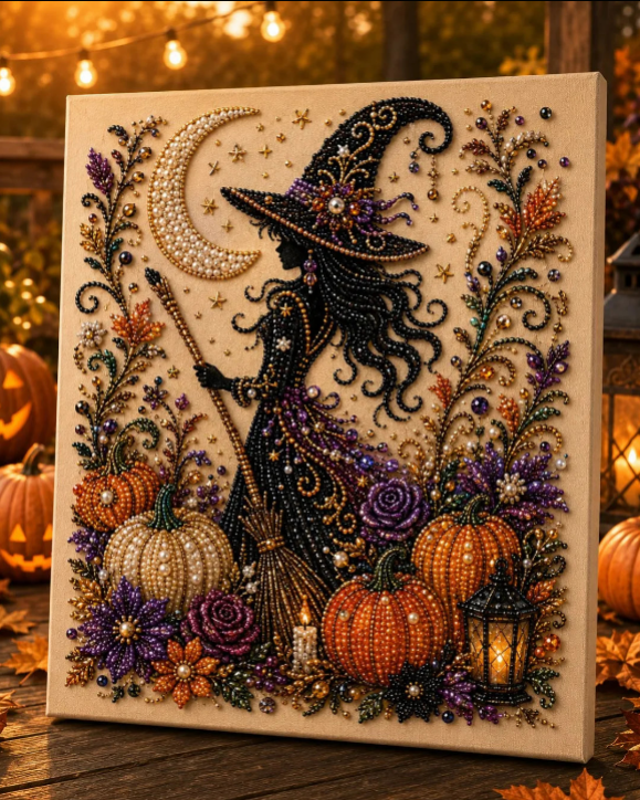 Halloween Pearl Diamond Painting Art Kit