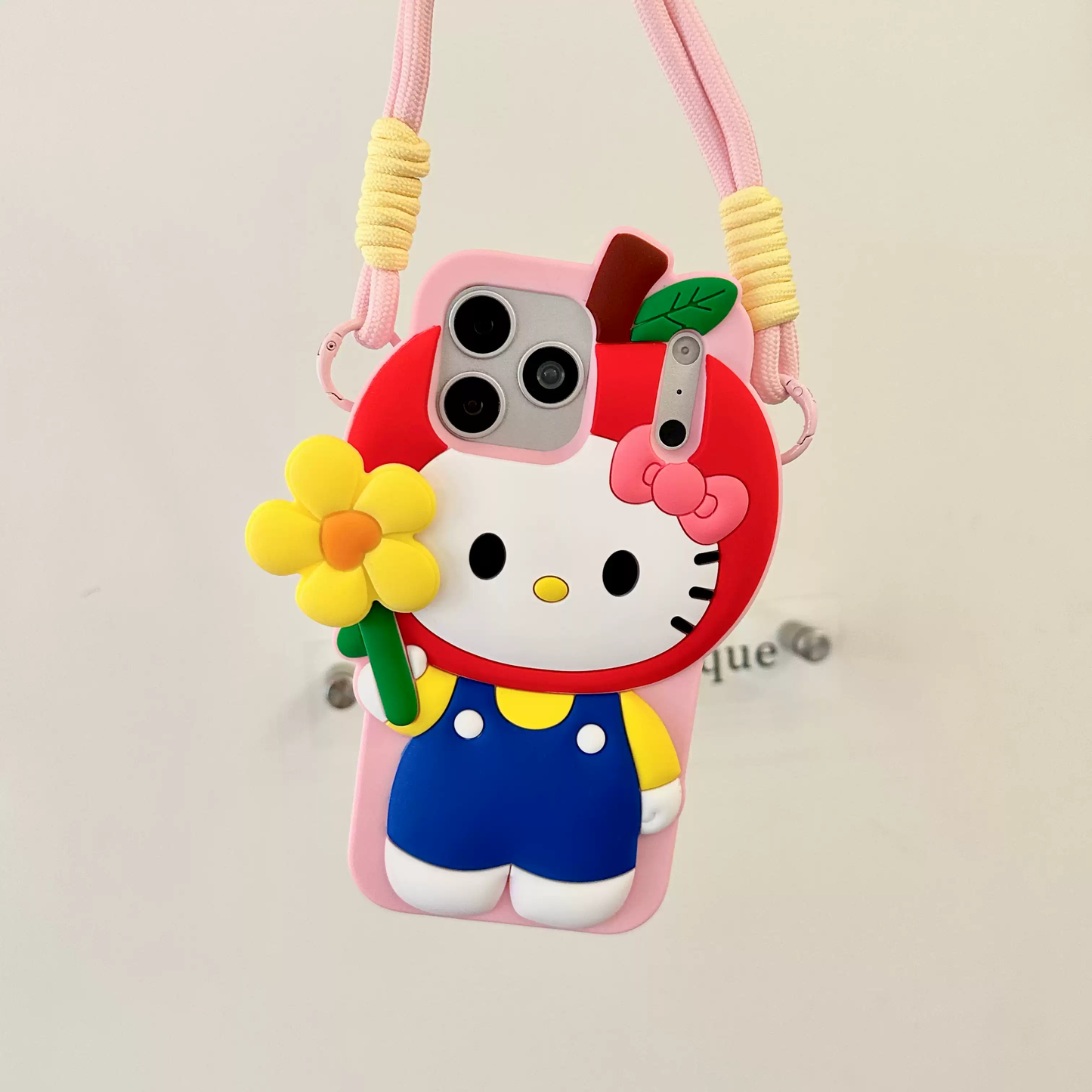 HK 3D Silicone Spinning Flower Anti-drop Protective Case