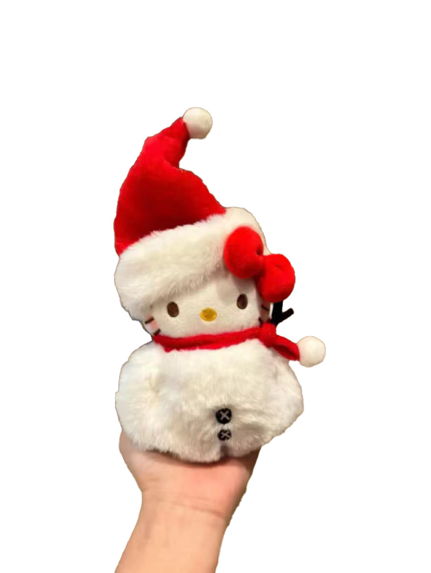 Hello Kitty Christmas Tree, KT Snowman Ornament, Plush Toy Gifts