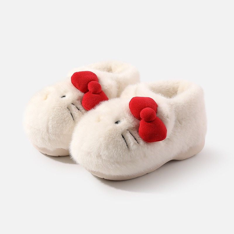 HK closed-toe slippers for warmth
