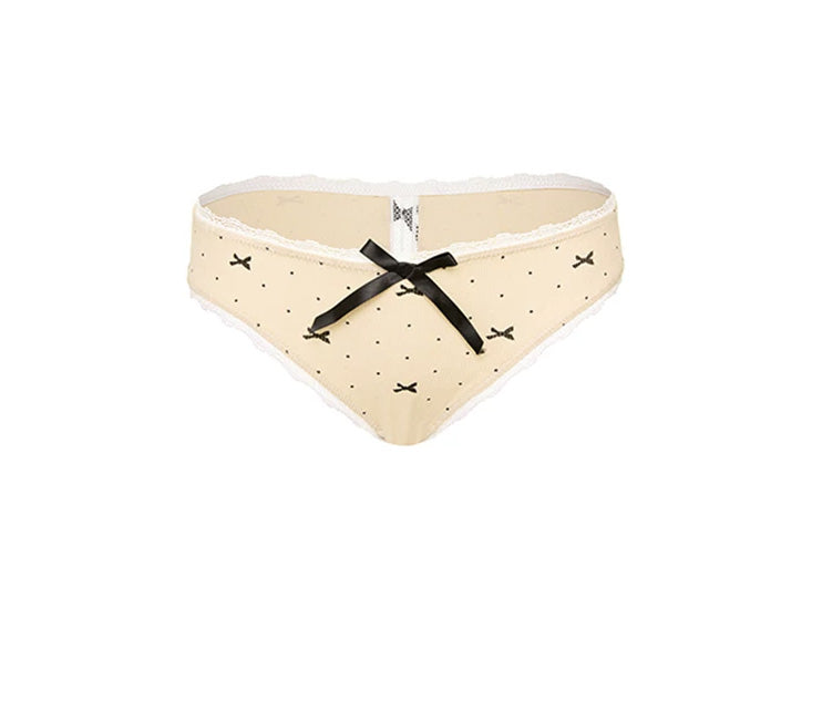 Cute Lace Bow Women's Panties