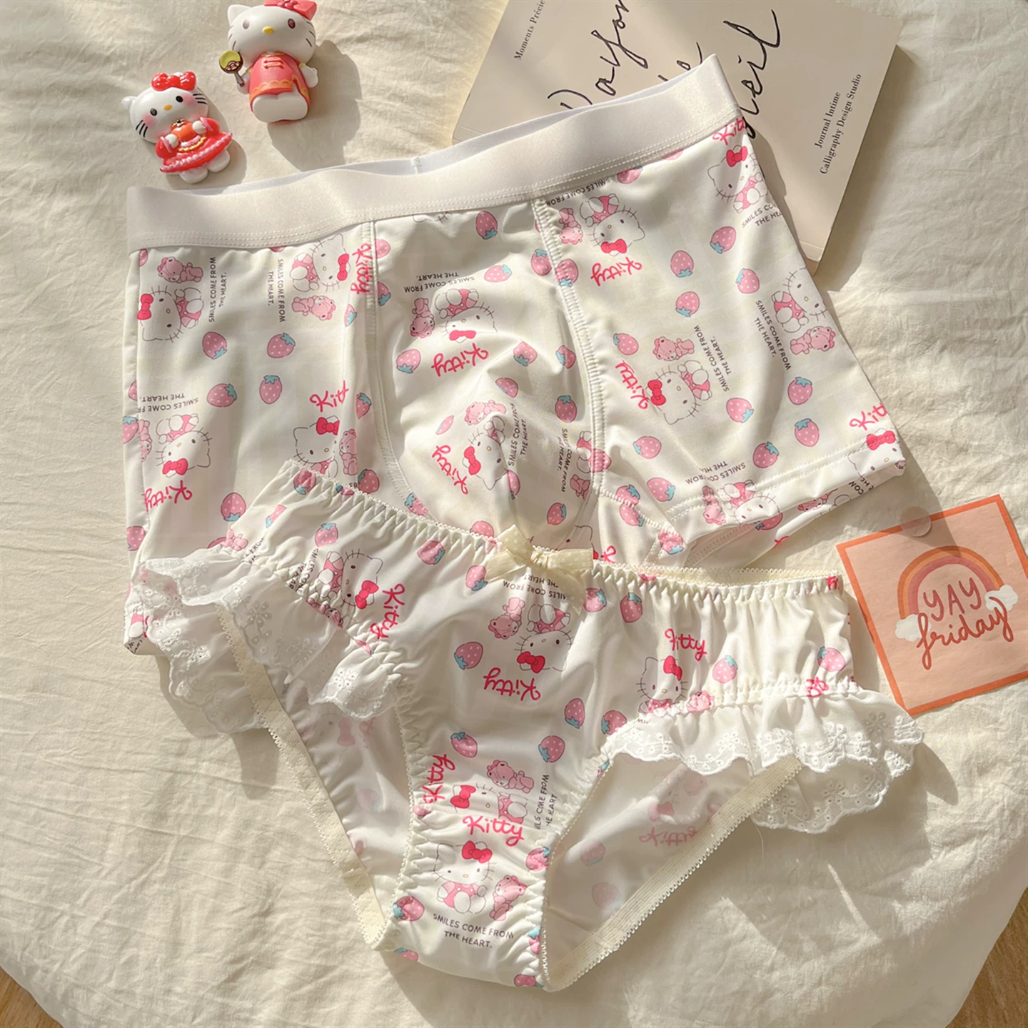 HK Strawberry Couple Underwear