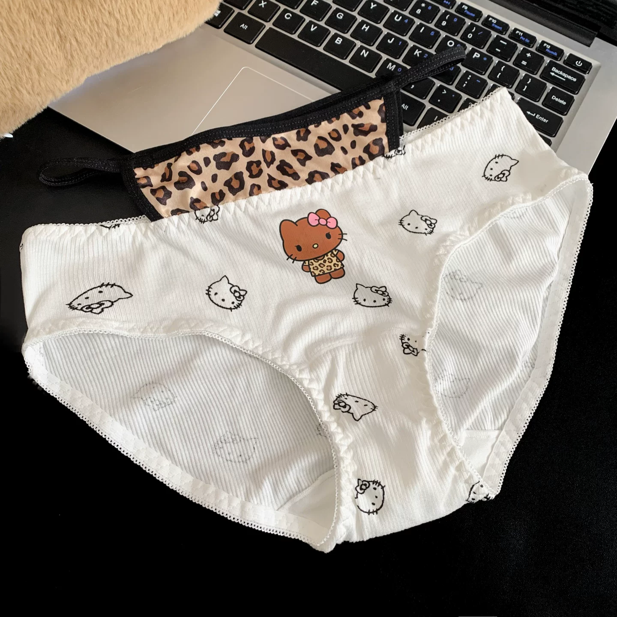 HK Leopard-Print Briefs