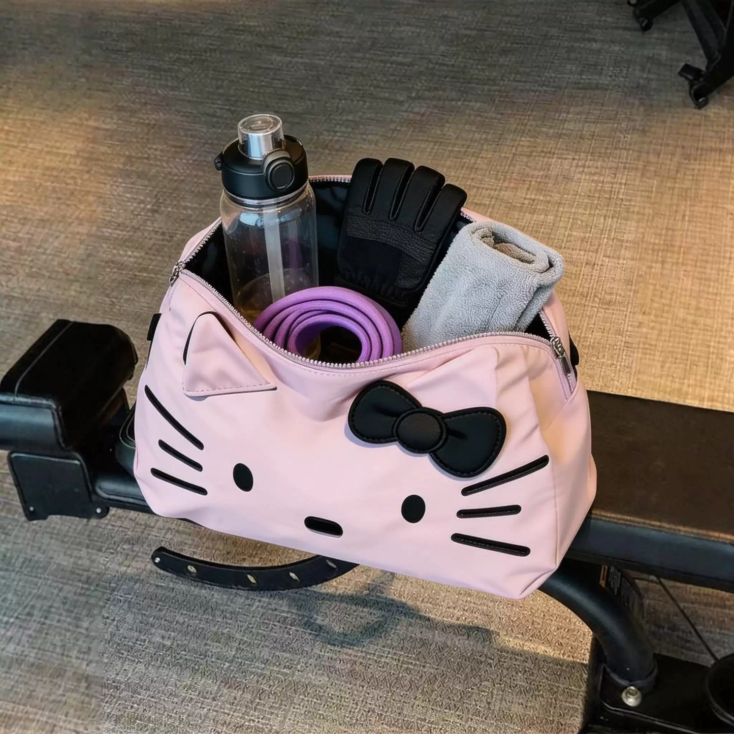 H K gym bag with large capacity