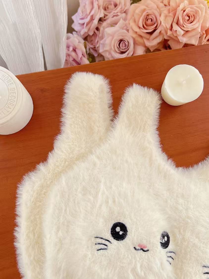 Cute women's fleece vest camisole sleeveless tube top