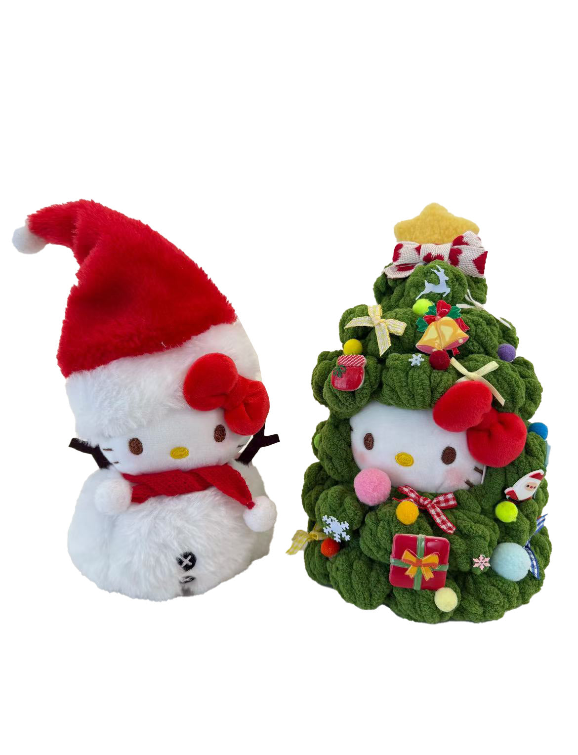 Hello Kitty Christmas Tree, KT Snowman Ornament, Plush Toy Gifts