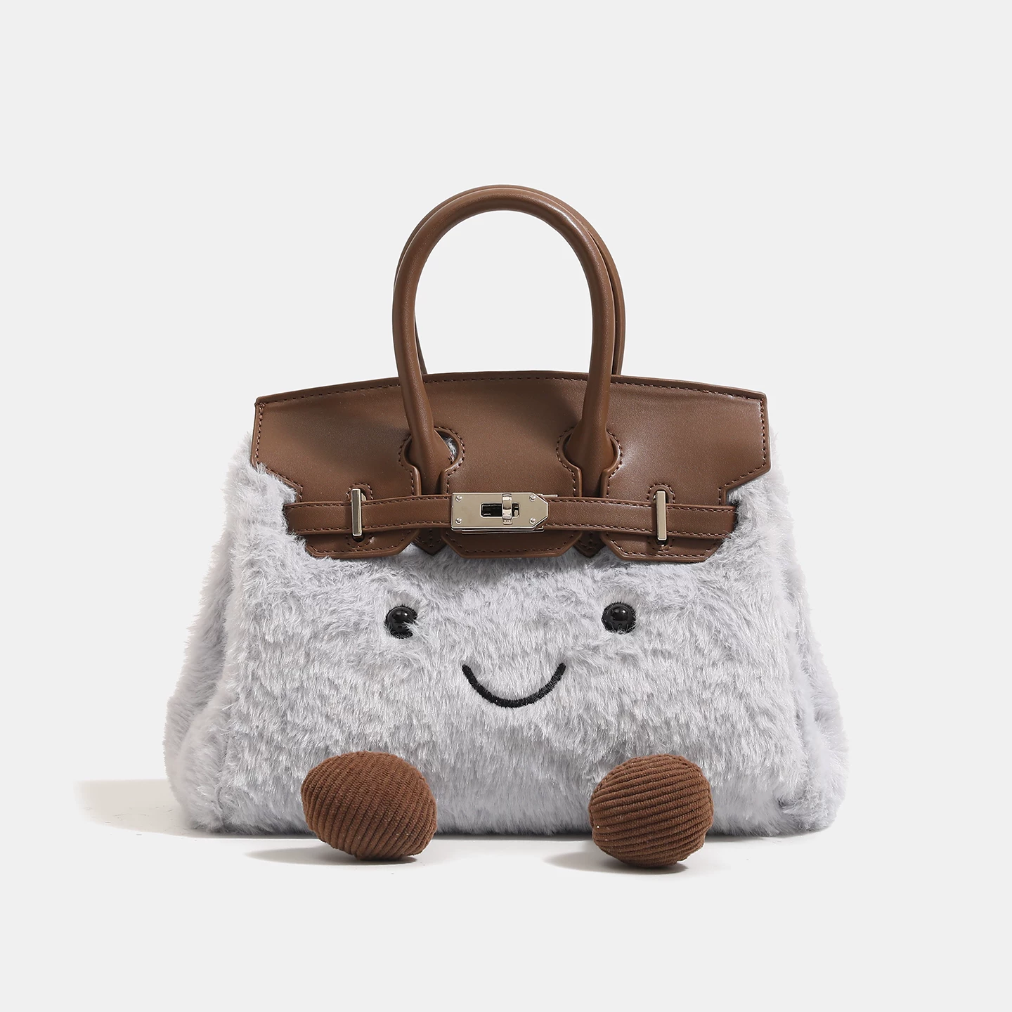 Plush and fluffy handbag/crossbody bag