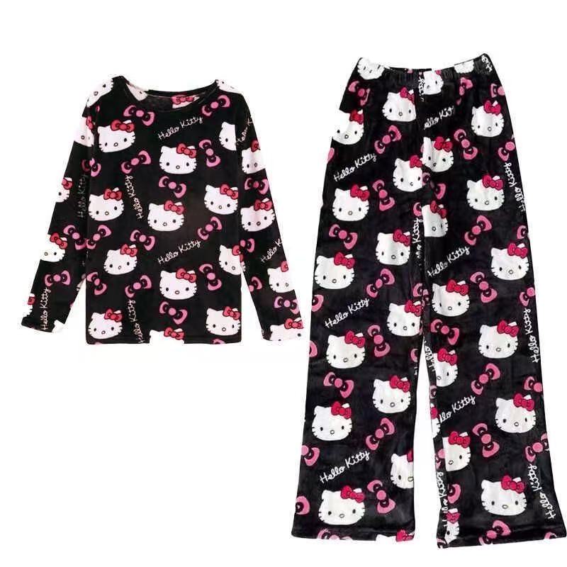 Hello Kitty Pajama Pants - Cute and Soft Long Pants for Women's Pajamas