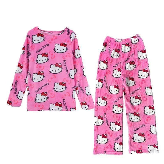 Hello Kitty Pajama Pants - Cute and Soft Long Pants for Women's Pajamas