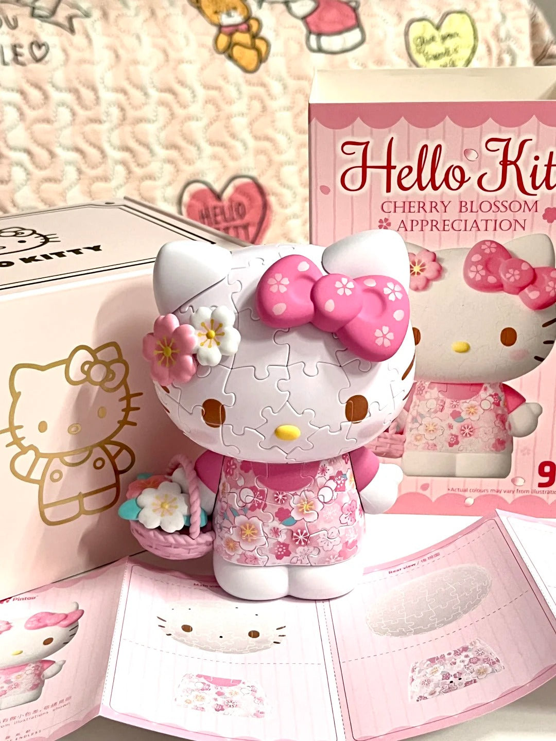 Sanrio Hello Kitty 50Th Anniversary 3D Puzzles 97Pcs 12.6 x 14 cm / 5" x 5.5"