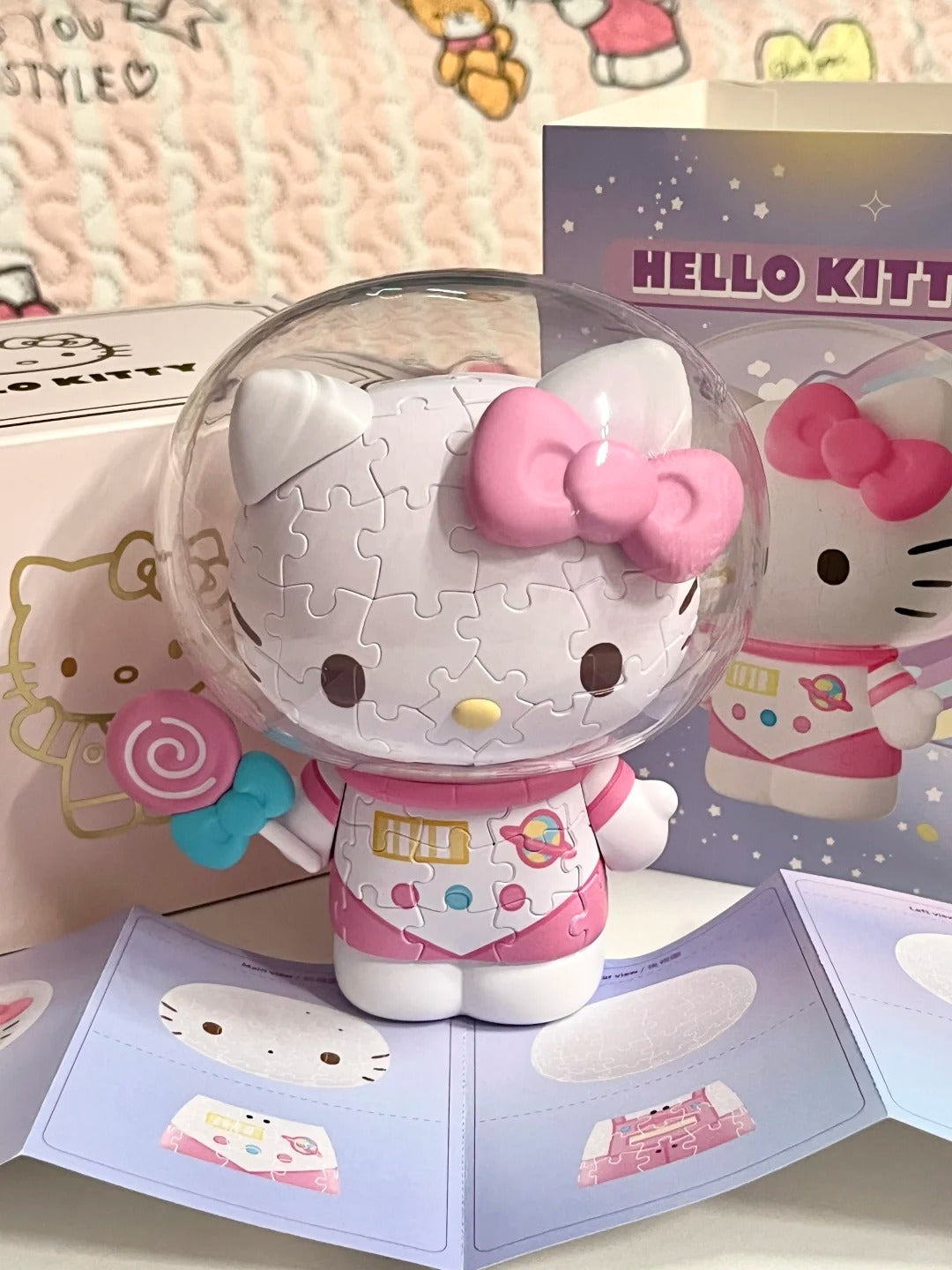 Sanrio Hello Kitty 50Th Anniversary 3D Puzzles 97Pcs 12.6 x 14 cm / 5" x 5.5"