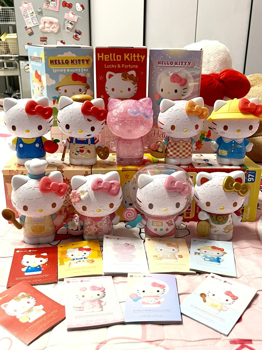 Sanrio Hello Kitty 50Th Anniversary 3D Puzzles 97Pcs 12.6 x 14 cm / 5" x 5.5"