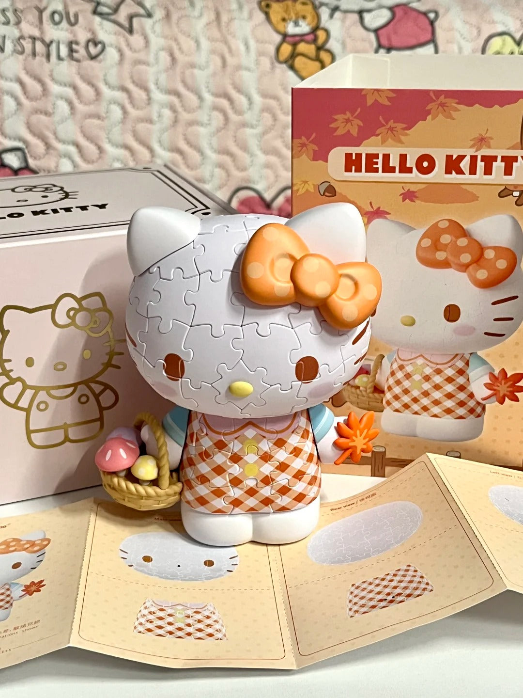 Sanrio Hello Kitty 50Th Anniversary 3D Puzzles 97Pcs 12.6 x 14 cm / 5" x 5.5"