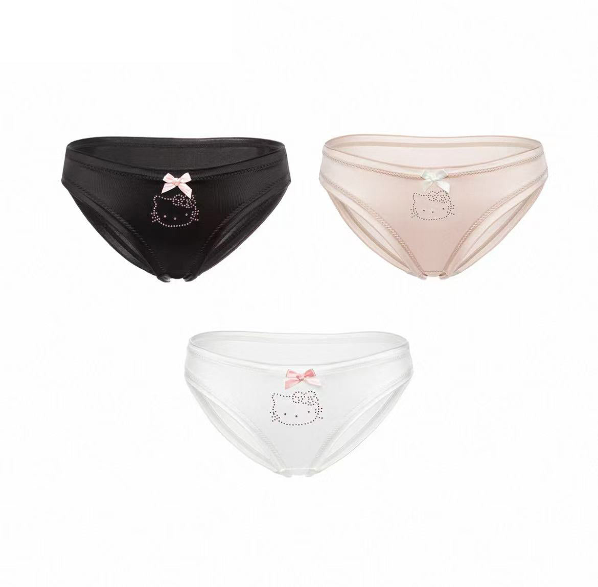 KITTY Cute Women's Bow Triangle Panties