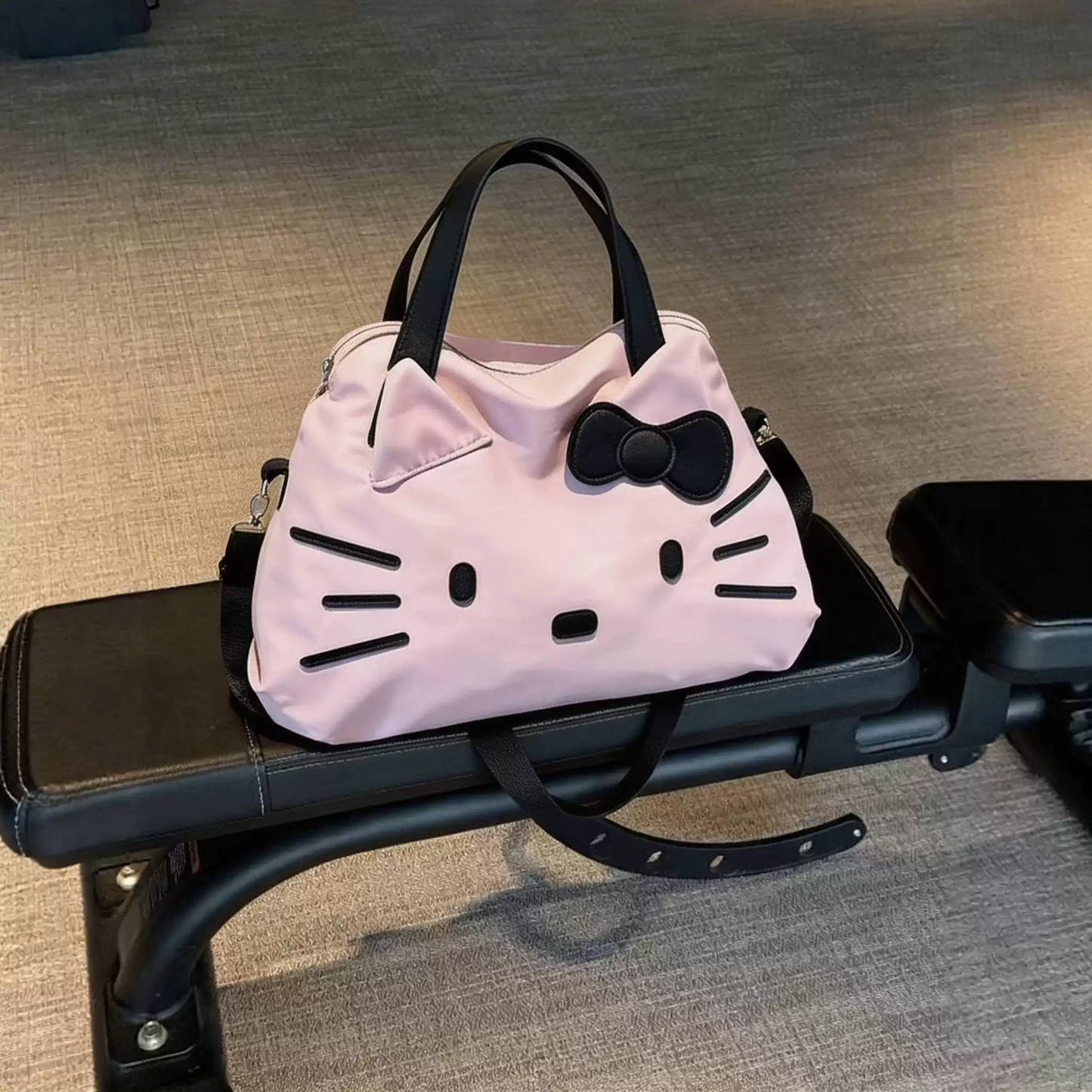 H K gym bag with large capacity