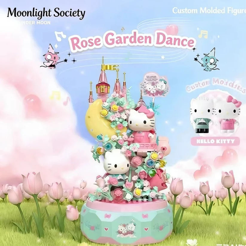 H K Cherry Blossom Castle Music Box