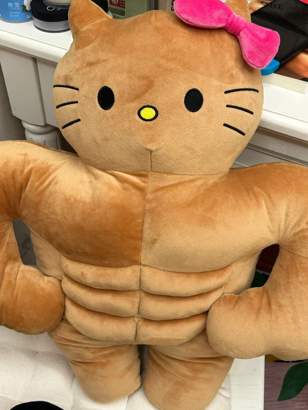 Hello kitty Muscle Toys, Cute Cartoon Pillow, Creative Gift