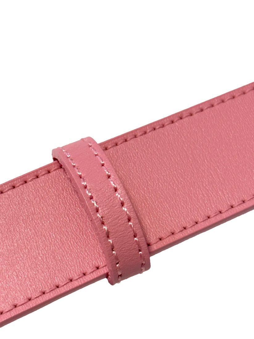 Kitty rhinestone belt Y2k belt women's denim leather belt