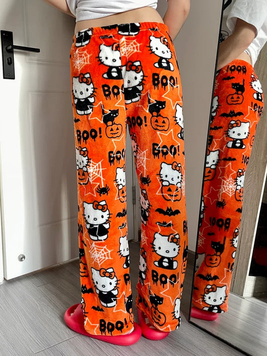 HK Halloween Pumpkin Ghost Pajamas