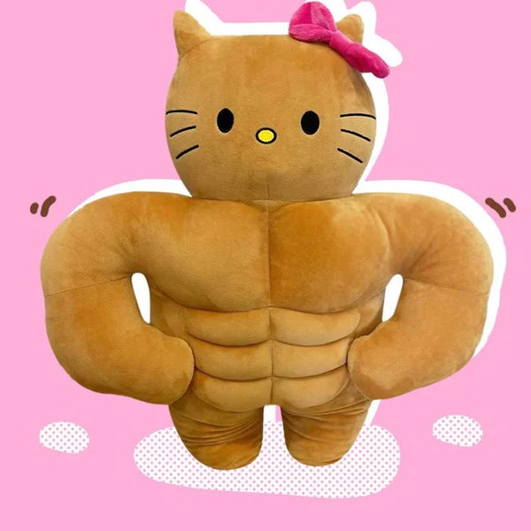 H K Funny Plush Toys, Cute Cartoon Pillow, Creative Gift